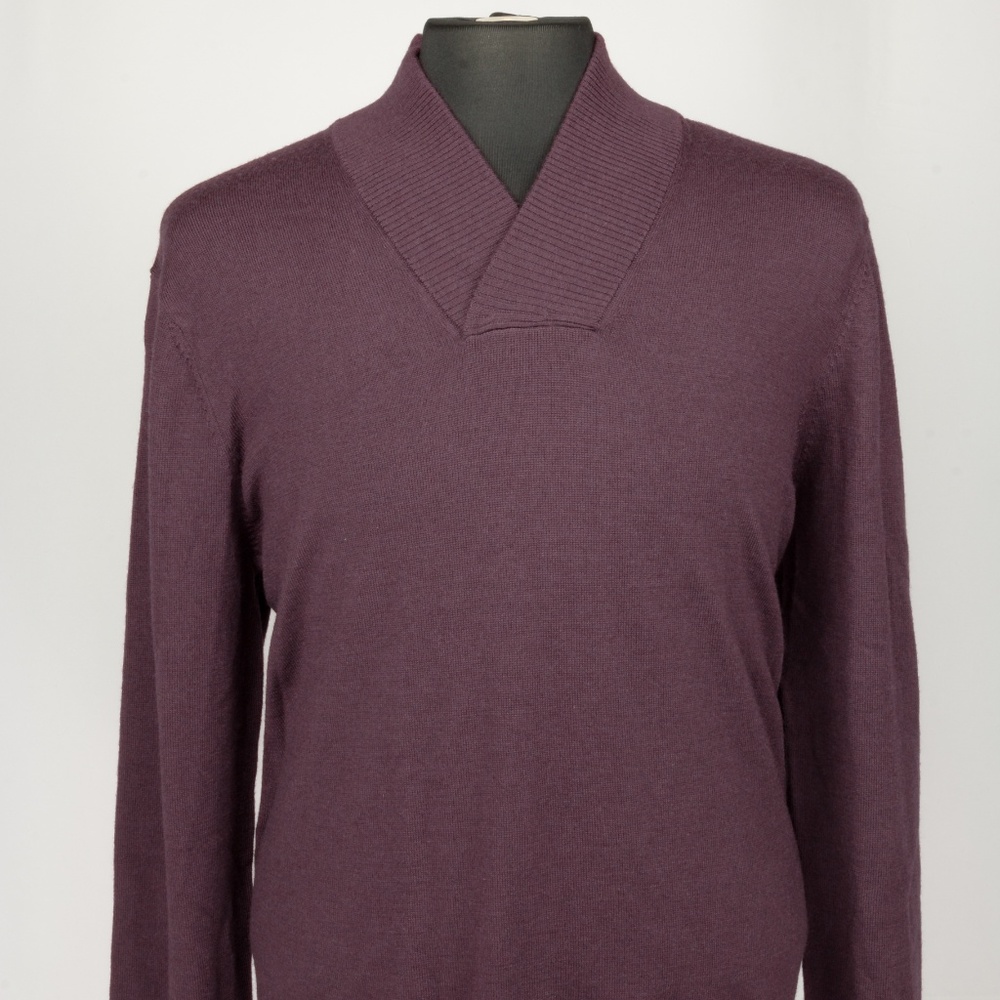 Express Maroon Long Sleeve Pullover Sweater